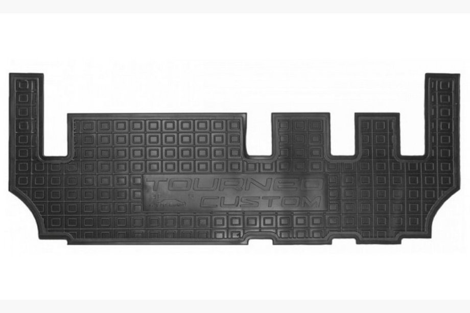 Ford Custom 2013-2022 Rubber floor mats with edge 2015+ third row (Autogumm) Image