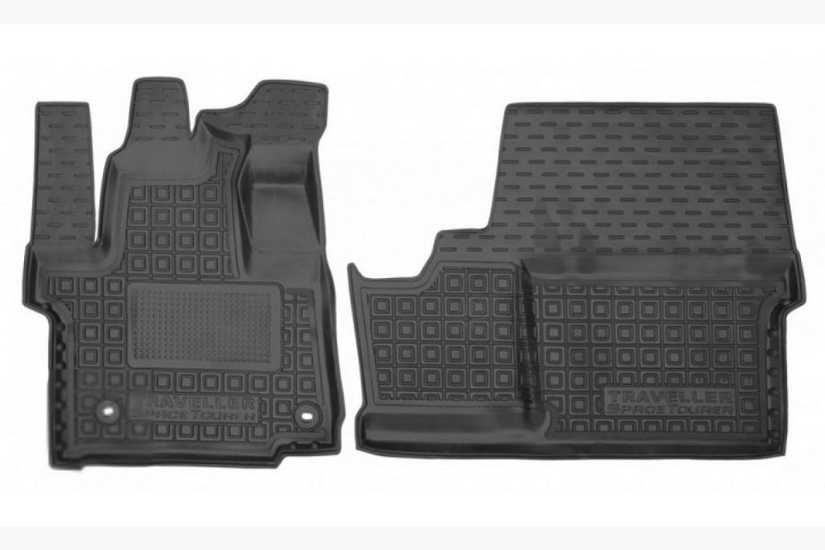 Citroen Jumpy/Dispatch 2017- Rubber floor mats with edge (Autogumm) 1+1 Image
