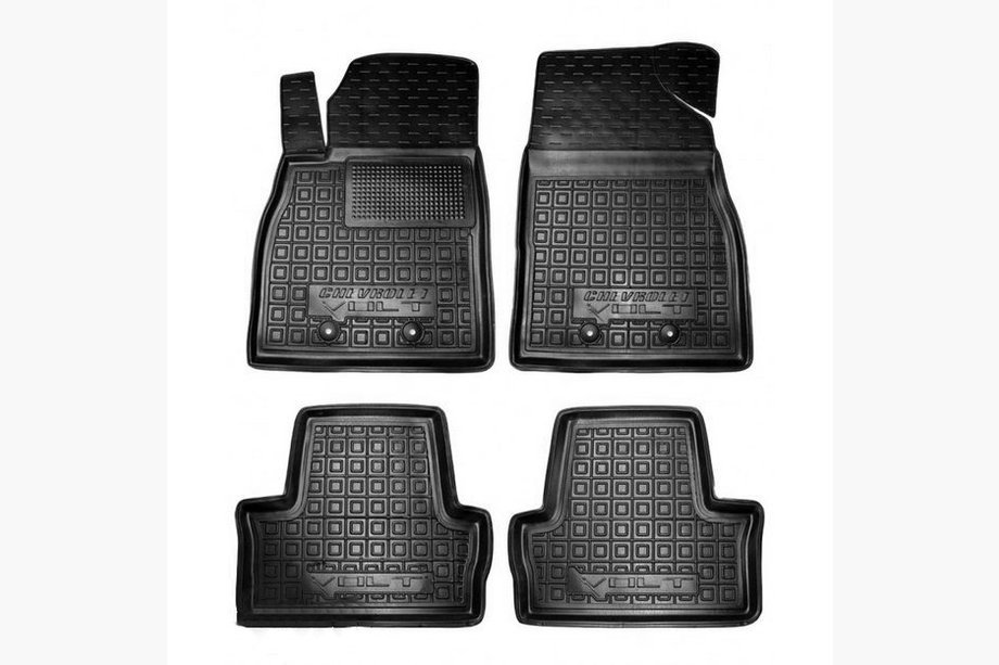 Chevrolet Volt 2010-2016 Rubber floor mats with edge (Autogumm) Image