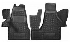 Volkswagen T5 Transporter 2003-2010 Rubber floor mats with edge (Autogumm, front for 1+2) photo 1