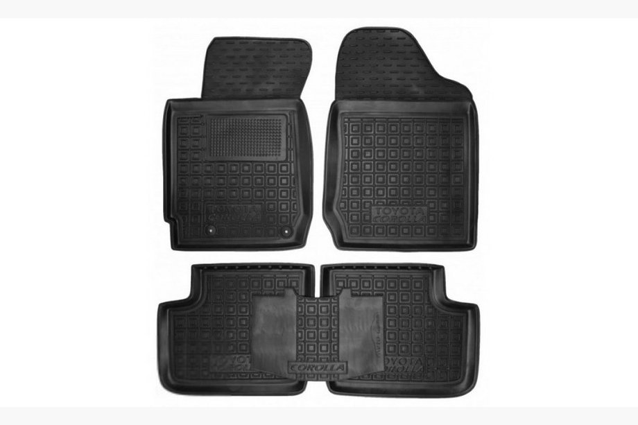 Toyota Corolla 2002-2007 Rubber floor mats with edge (Autogumm) Image