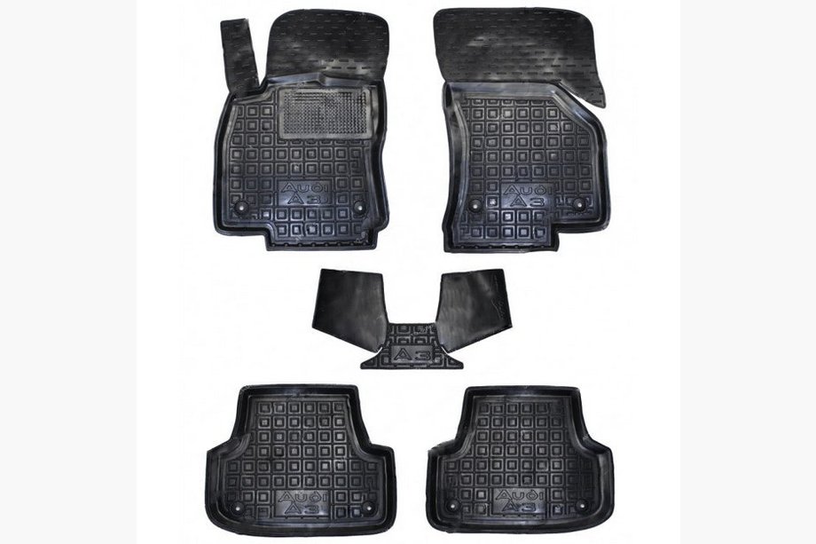 Audi A3 2012-2020 Rubber floor mats with edge (Autogumm) Image