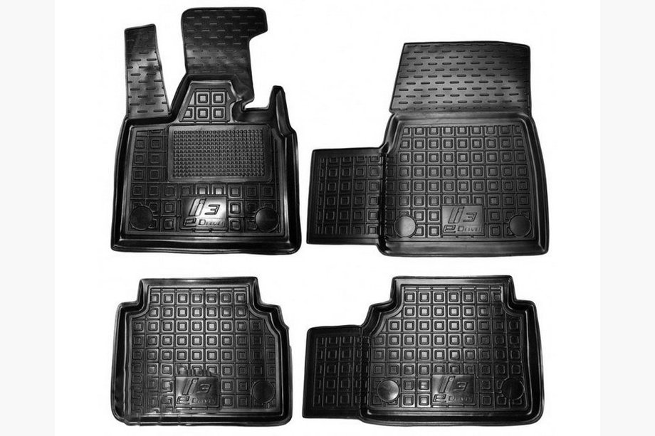 BMW I3 2013-2022 Rubber floor mats with edge (Autogumm) Image
