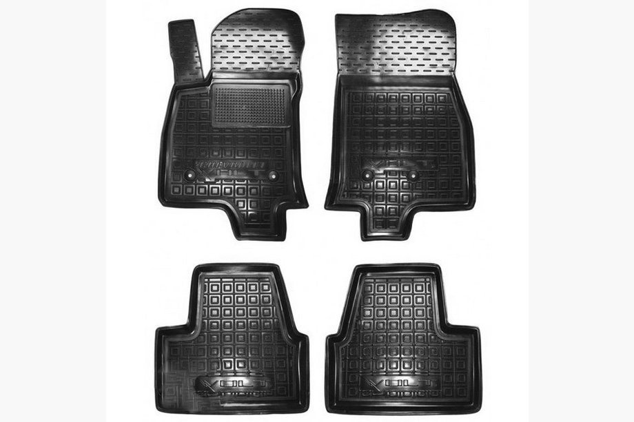 Chevrolet Volt 2016-2019 Rubber floor mats with edge (Autogumm) Image