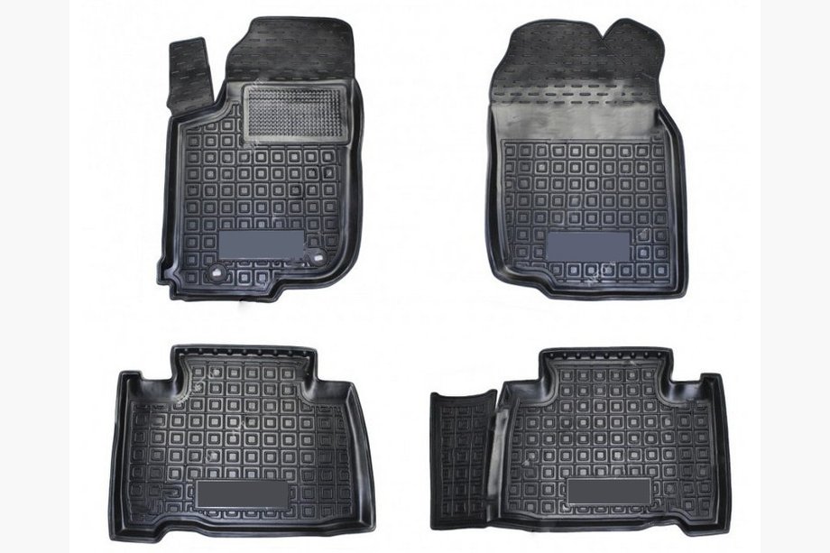 Toyota Rav 4 2013-2018 Rubber floor mats with edge 2016+ Hybrid (Autogumm) Image