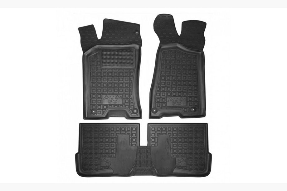 Audi 80/90 1987-1996 Rubber floor mats with edge 1991-1996 (Autogumm) Image