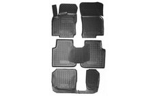 Skoda Kodiaq 2016-2023 Rubber floor mats with edge 7 seats (Autogumm) photo 1