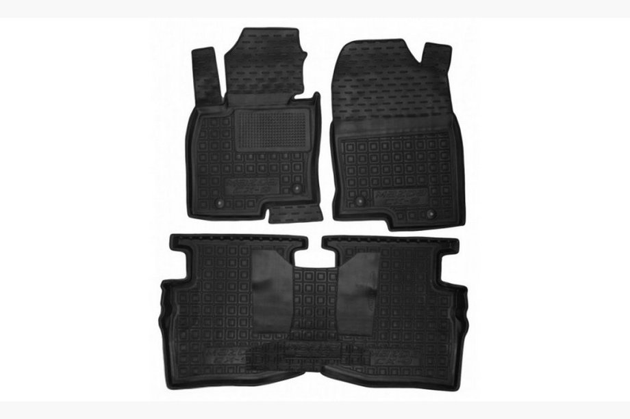 Mazda CX-9 2007-2016 Rubber floor mats with edge 2018+ (Autogumm) Image