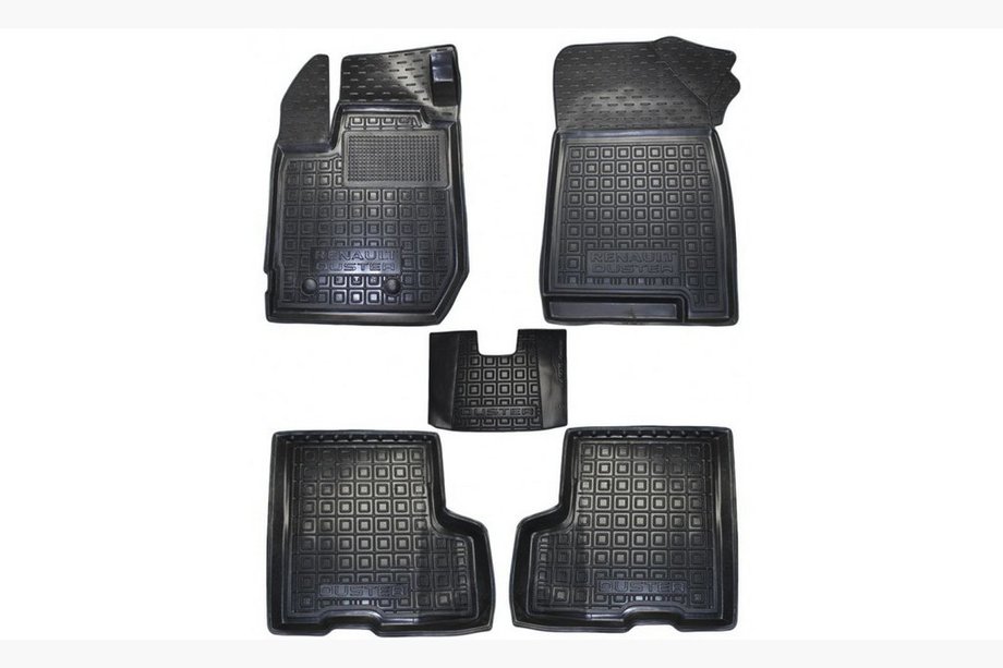 Renault Duster 2018-2024 Rubber floor mats with edge (Autogumm) Image