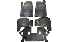 Infiniti QX80 2013-2024 Rubber floor mats with edge 7 seats 2010+ (Autogumm) photo 1