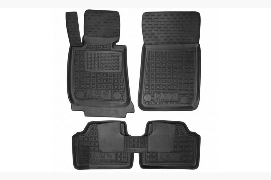 BMW 3 Series E90/E91 2005-2011 Rubber floor mats with edge (Autogumm) Image
