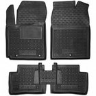 Kia Picanto 2016- Rubber floor mats with edge 2018+ (Autogumm) photo 1