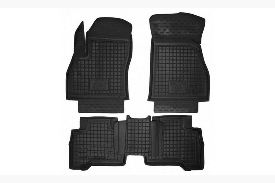 Fiat Fiorino/Qubo 2008-2024 Rubber floor mats with edge (Autogumm) Image