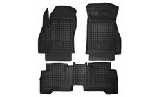 Fiat Fiorino/Qubo 2008-2024 Rubber floor mats with edge (Autogumm) photo 1