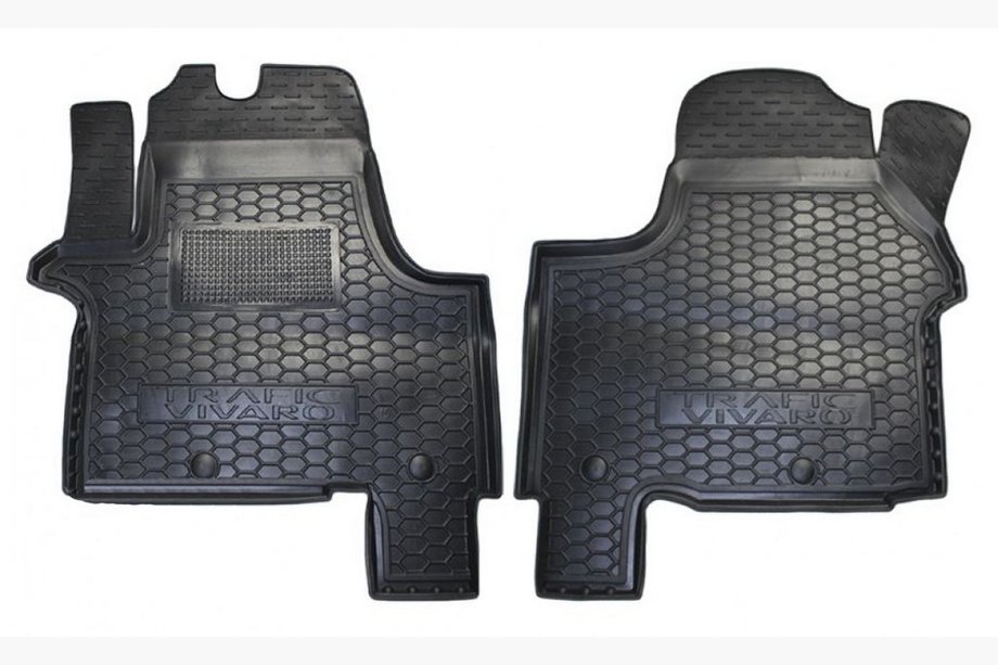 Renault Trafic 2015- Rubber floor mats with edge (Autogumm) Image