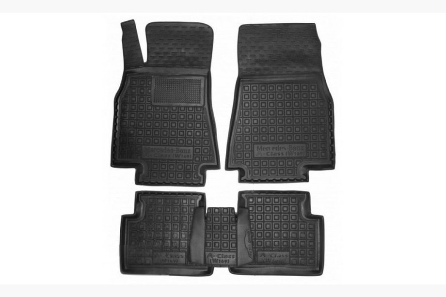 Mercedes A-class W169 2004-2012 Rubber floor mats with edge (Autogumm) Image