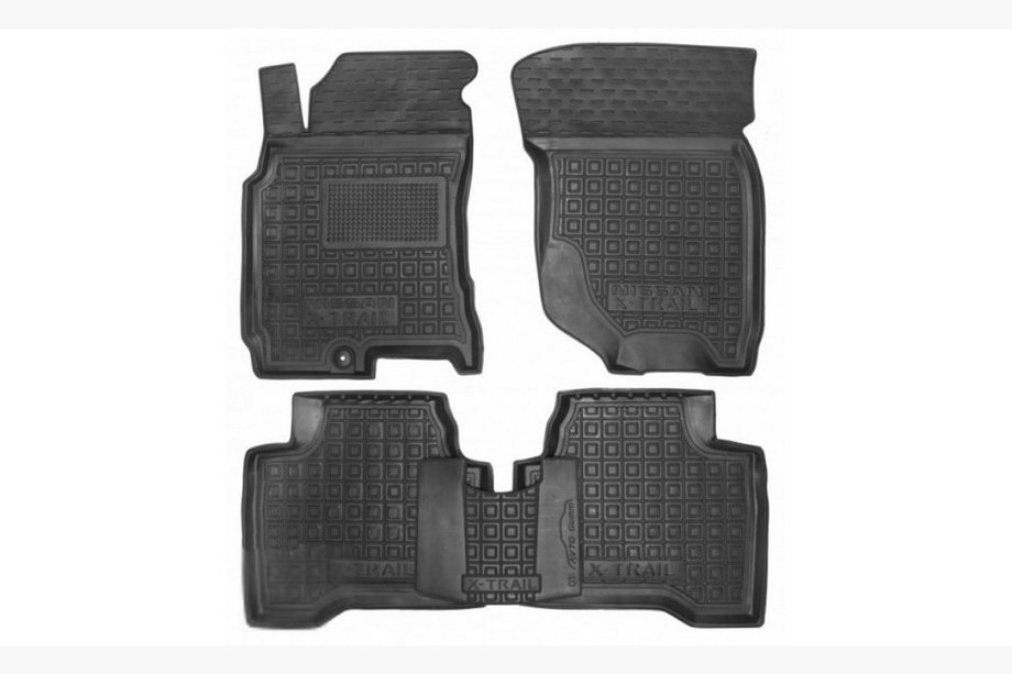 Nissan X-trail T30 2002-2007 Rubber floor mats with edge (Autogumm) Image
