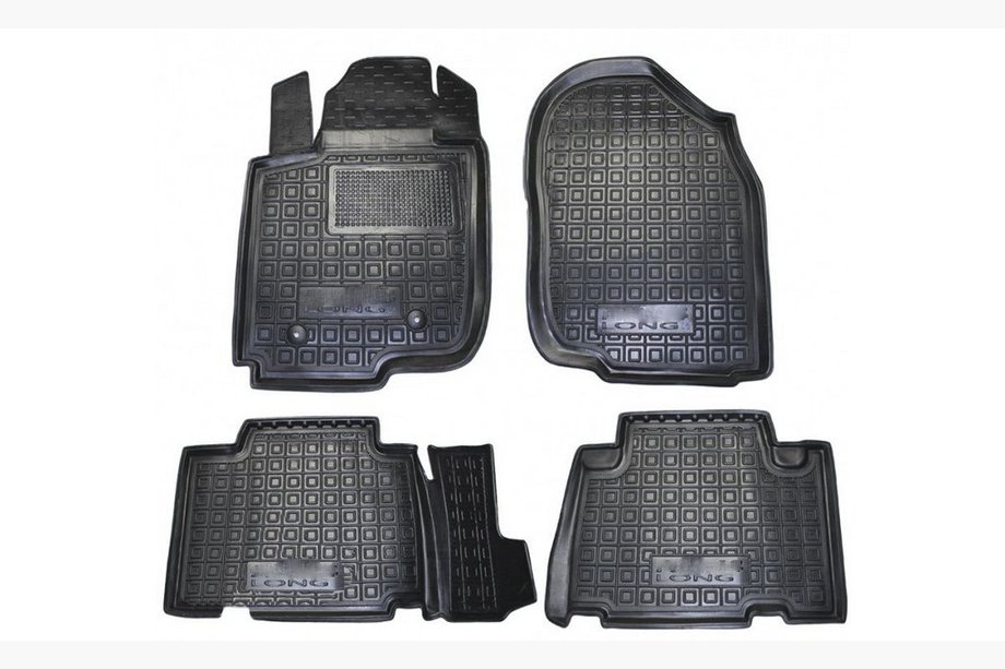 Toyota Rav 4 2006-2013 Rubber floor mats with edge LONG (Autogumm) Image