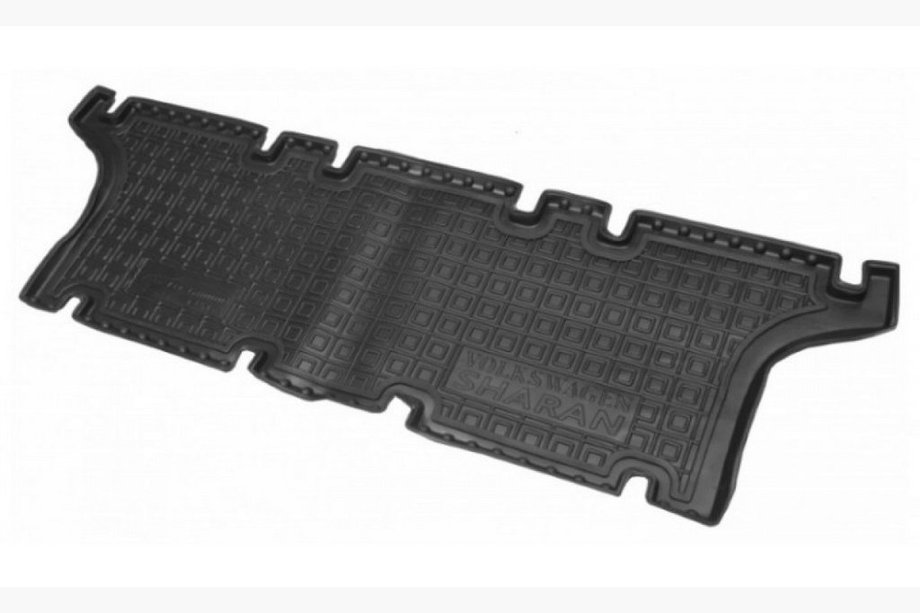 Volkswagen Sharan 1995-2010 Rubber floor mats with edge 1995-2000 third row (Autogumm) Photo 1