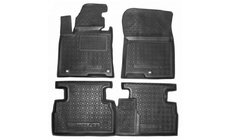 Hyundai Santa Fe 4 2018-2023 Rubber floor mats with edge 5 seats (Autogumm) photo 1
