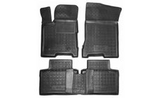 Lada Vesta 2015- Rubber floor mats with edge Cross (Autogumm) photo 1