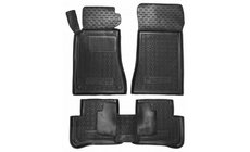 Mercedes C-class W203 2000-2007 Rubber floor mats with edge (Autogumm) photo 1