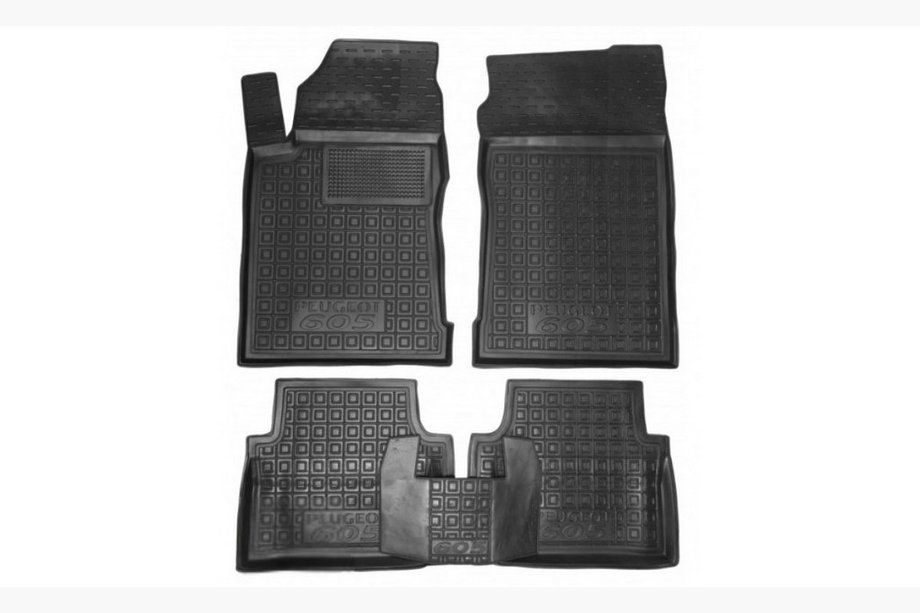 Peugeot 605 1989-1999 Rubber floor mats with edge (Autogumm) Image
