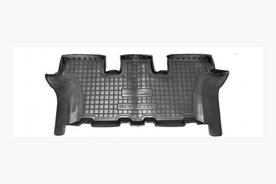 Kia Sorento III UM 2014-2020 Rubber floor mats with edge third row (Autogumm) Image