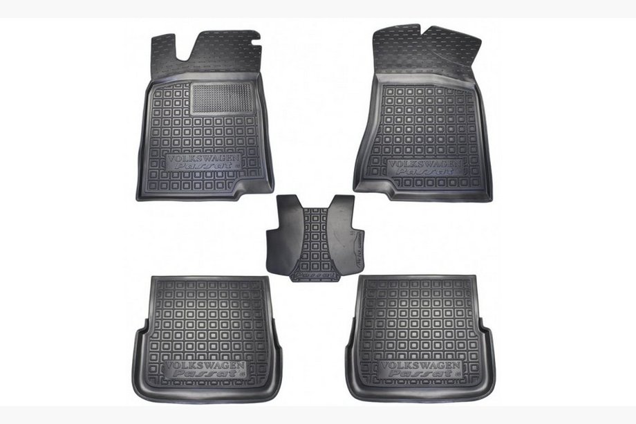 Volkswagen Passat B4 1993-1996 Rubber floor mats with edge (Autogumm) Image