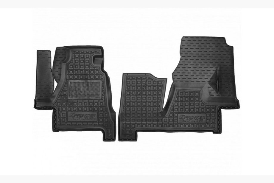 Volkswagen LT 1995-2006 Rubber floor mats with edge (Autogumm) Image