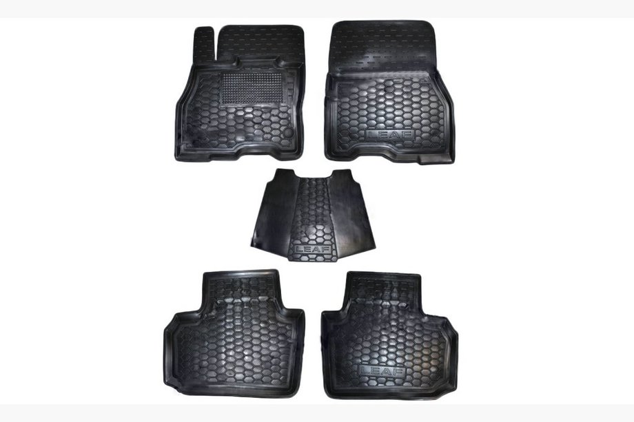 Nissan Leaf 2010-2017 Used Rubber Floor Mats with Edge (Autogumm) Image