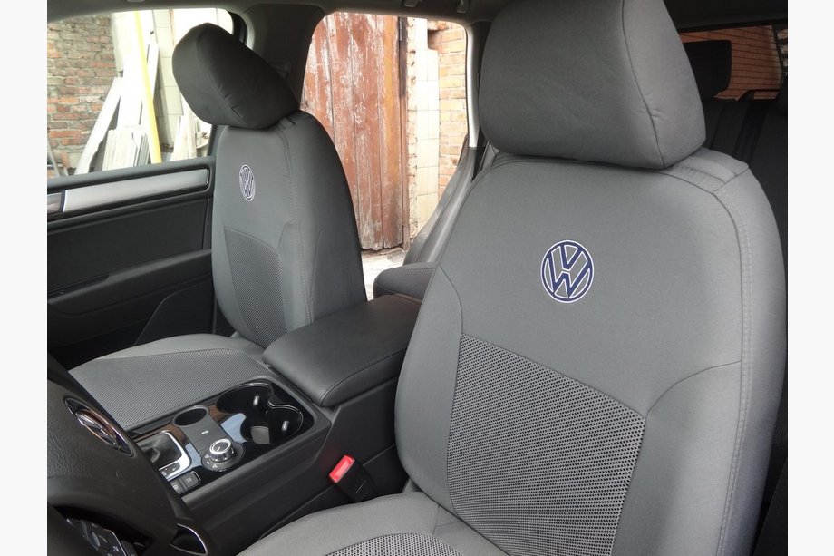 Volkswagen Touareg 2010-2018 Car Seat Covers (Fabric, Classik) Image