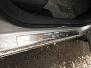 Renault Megane II 2004-2009 Stainless Steel Door Sill Protectors (Omsa, 4 pcs) photo 2