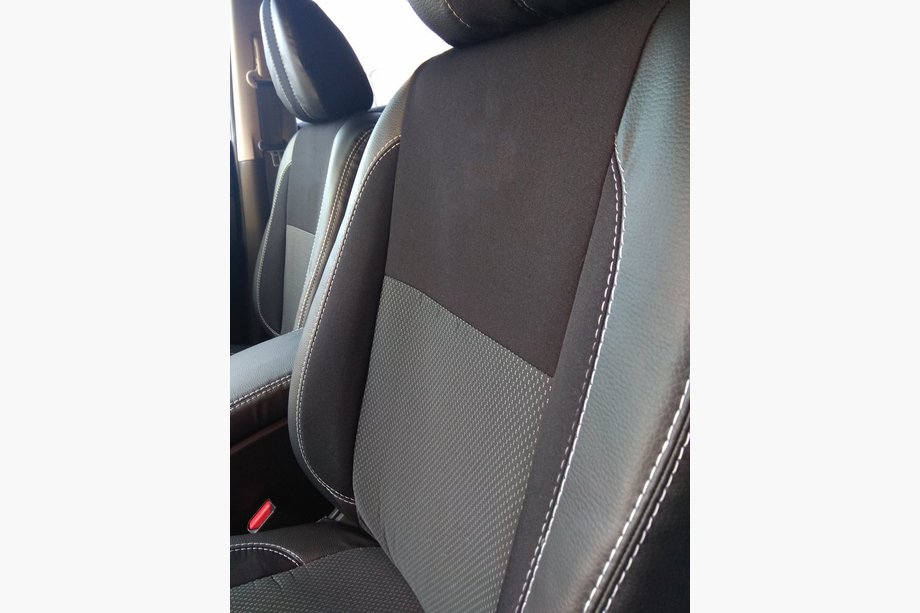 Mazda Premacy 1999-2005 Car Seat Covers (Leatherette↗Fabric, Premium) Image