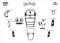 Nissan Almera N16 2000-2006 Dashboard Trim Covers (03-06) Titan photo 4