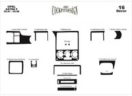 Opel Astra F 1991-1998 Dashboard Trim Covers photo 4