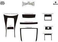 Opel Omega B 1994-2003 Dashboard Trim Covers (1999-2003) Wood photo 4