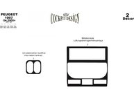 Peugeot 1007 2005–2009 Dashboard Trim Covers Carbon photo 2