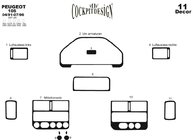 Peugeot 106 1991-2003 Dashboard Trim Covers (1991-1996) photo 3