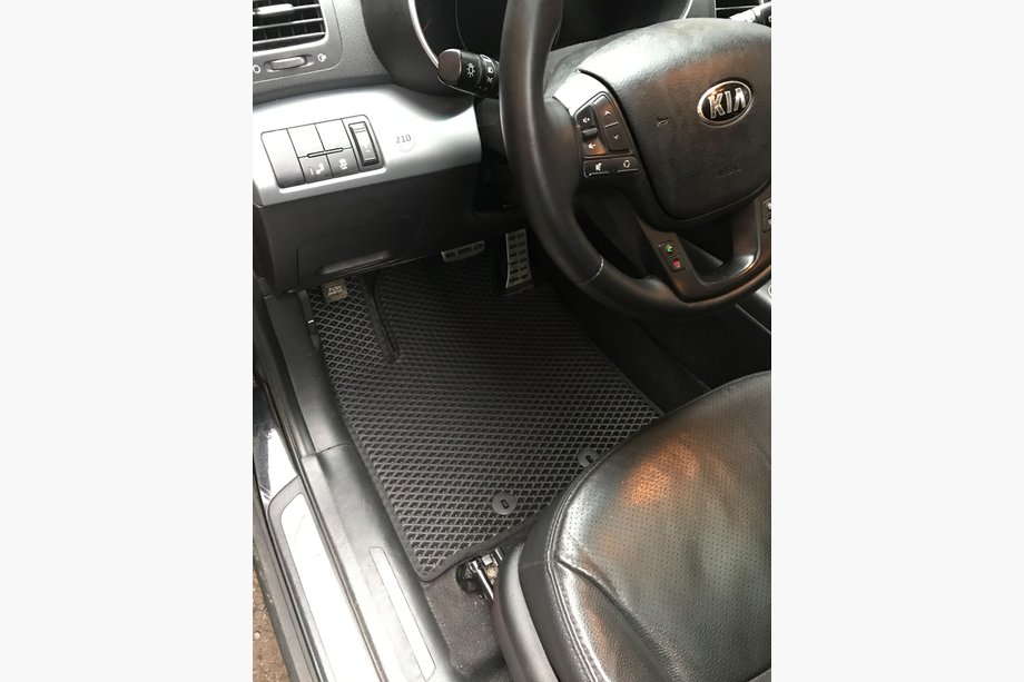 Kia Sorento II XM 2009-2014 Floor Mats 2009-2012 (EVA, Black) Image