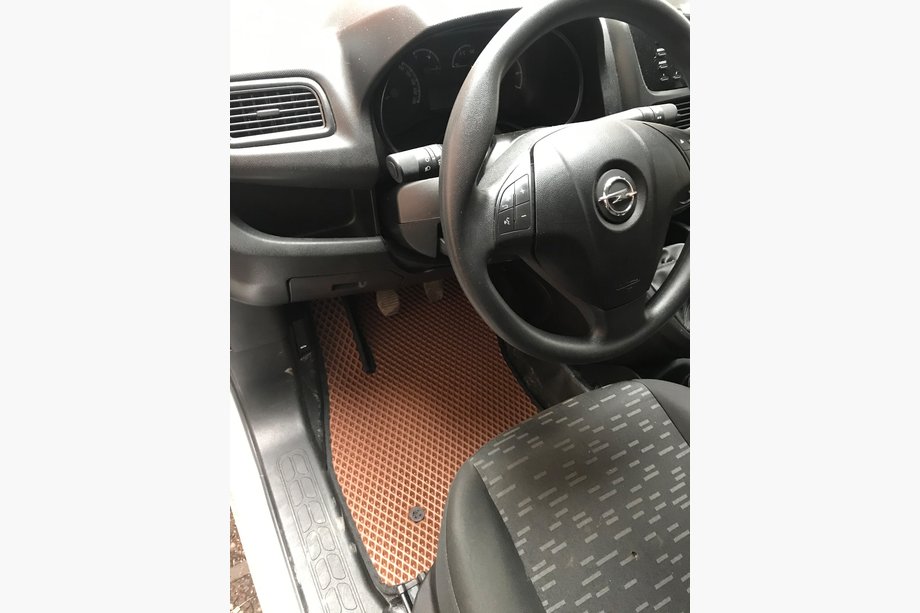 Opel Combo 2012-2018 EVA Floor Mats (brick red, front) Image