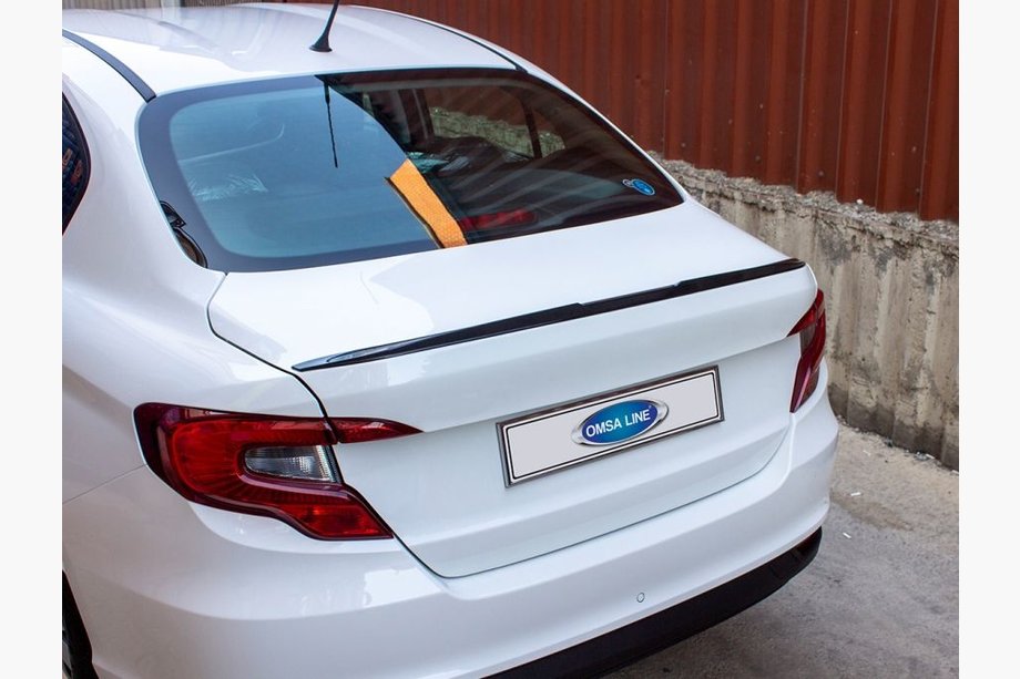 Fiat Tipo 2016- Lip Spoiler (Sunplex, Black) (119.1cm *5.5cm) Photo 3