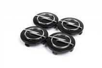 Opel Wheel center caps 60/55mm black (set of 4) photo 1