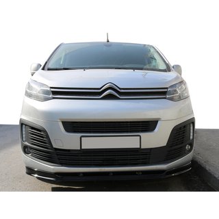 Front lip spoiler (ABS) Citroen Jumpy/Dispatch 2017- photo 1