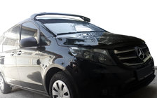 Mercedes Vito/V-class W447 2014- Windshield Visor (black gloss, 5mm) photo 6