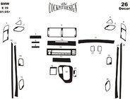 BMW 5 Series E39 1996-2003 Dashboard Trim Covers Carbon photo 4