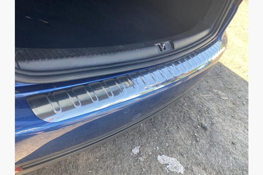 Volkswagen Touran 2003-2010 Rear Bumper Protector Carmos Stainless Steel Photo 1