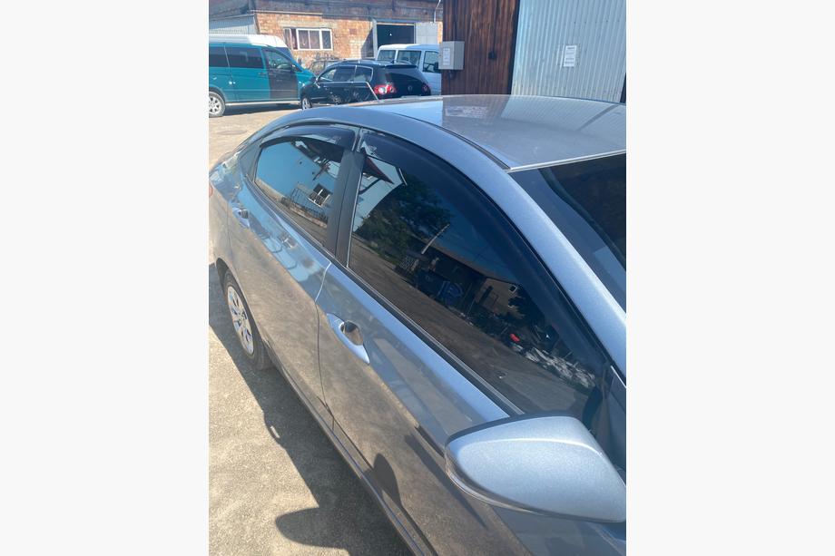 Hyundai Accent 2011-2017 Window Deflectors SD (4 pcs, ANV) Image