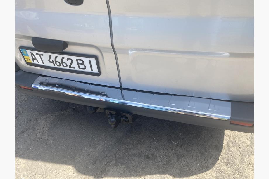 Renault Trafic 2001–2015 Rear Bumper Protector Carmos V1 Stainless Steel Image