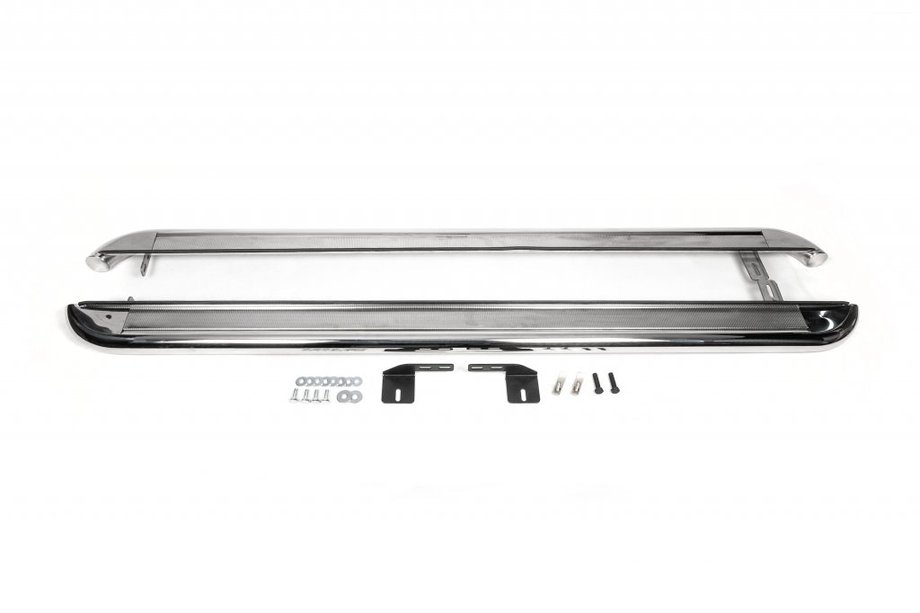 Nissan X-trail T32/Rogue 2014-2021 Premium Side Steps (2 pcs, Stainless Steel) Ø60 Photo 4
